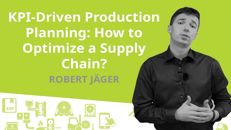 Robert Jäger explained KPI-driven production planning in TechTalks