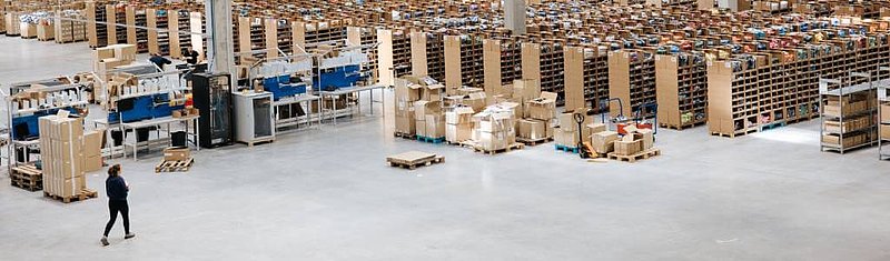 [Translate to Polski:] Prekonfigurowany system PSIwms dla magazynu e-commerce PSI Polska Szczecin