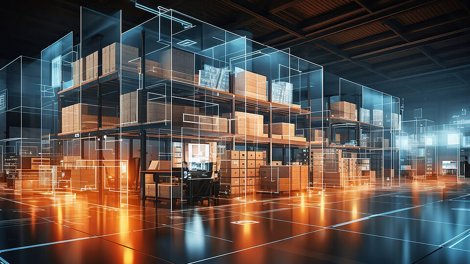 Abbildung eines digtalen Lagers