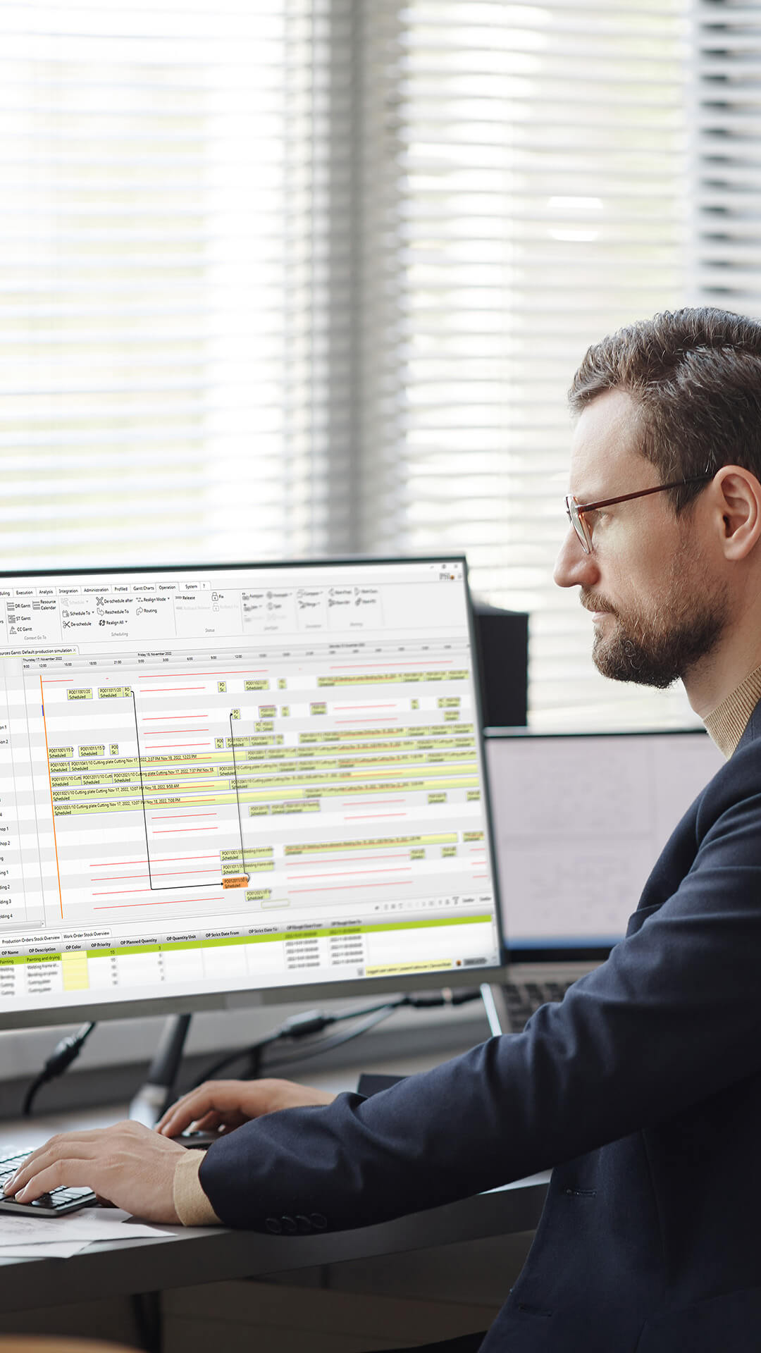 System zarządzania produkcją w firmie