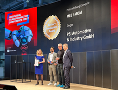 Chantal Ruppert (Gito Verlag), Mark A. Semmler (Moderator), Karl Tröger (PSI Automotive & Industry), Prof. Norbert Gronau (f. l. t. r.). Source: PSI Automotive & Industry GmbH